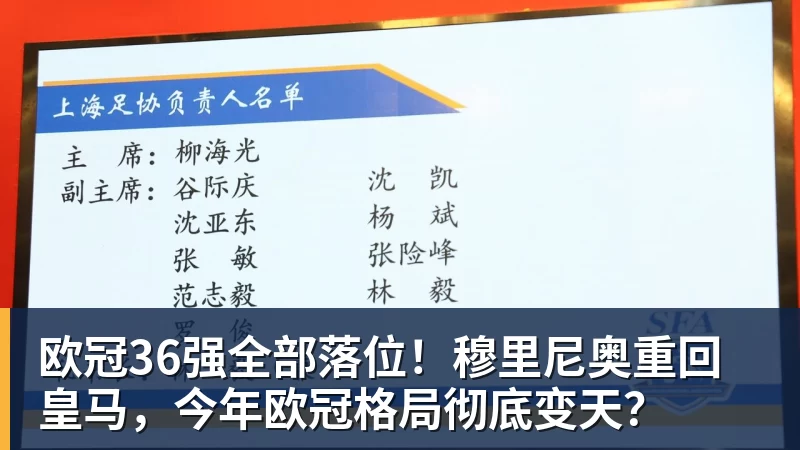 欧冠36强全部落位！穆里尼奥重回皇马，今年欧冠格局彻底变天？